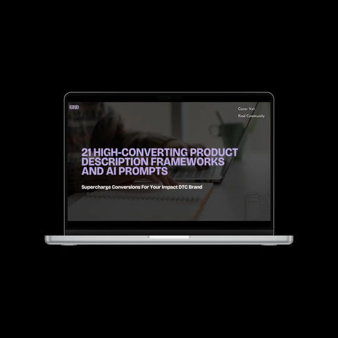 21 High Converting Product Description Frameworks & GPT Prompts eBook