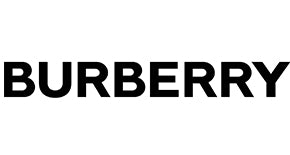 Burberry logo in black text on a white background